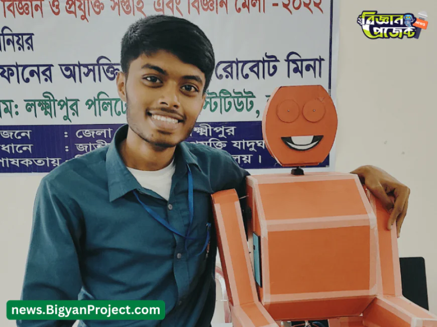 Students Build Innovative Talking Robot Project