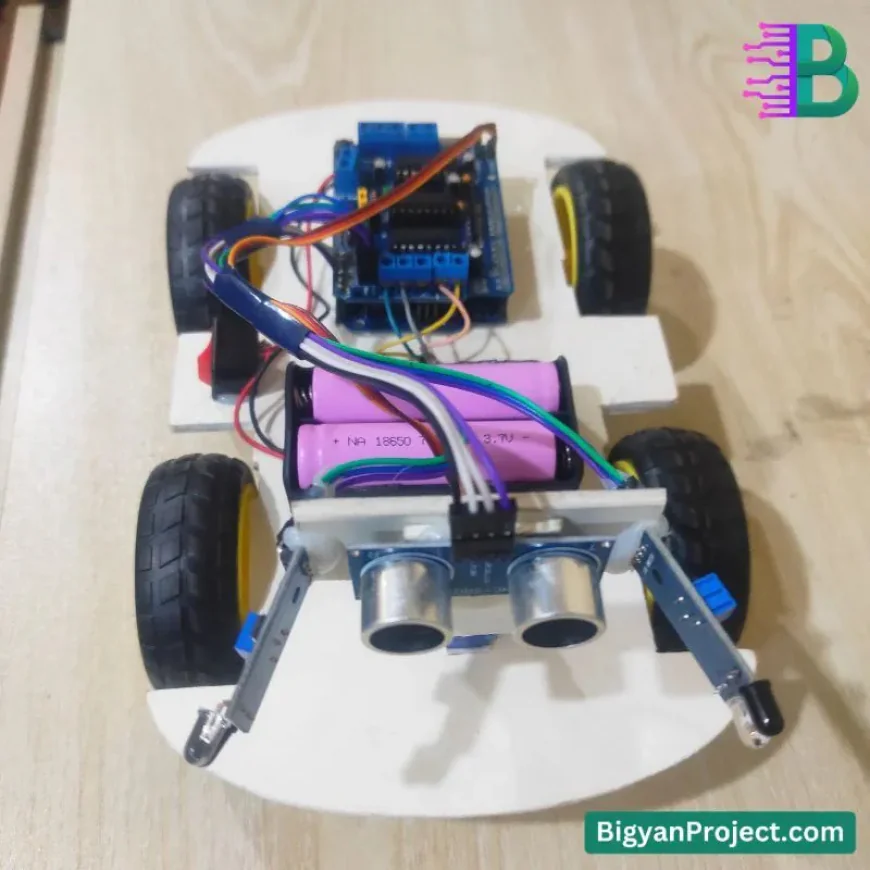অবজেক্ট ফলোয়িং রোবট: আরডুইনো দিয়ে তৈরি স্মার্ট বিজ্ঞান প্রজেক্ট